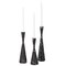 Marble Resin Candle Holders - Set of 3 Exquisite Decorative Taper Candlesticks for Luxurious Home Decor, Elegant Dining Table Centerpieces, Stylish Interior Accents, and Exclusive Event Illumination